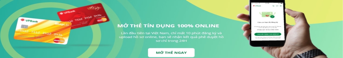 Chuyển đến VP Bank Mở Thẻ Tín Dụng Online để bắt đầu mua sắm và nhận hoàn tiền 260k tại TichLuy.vn